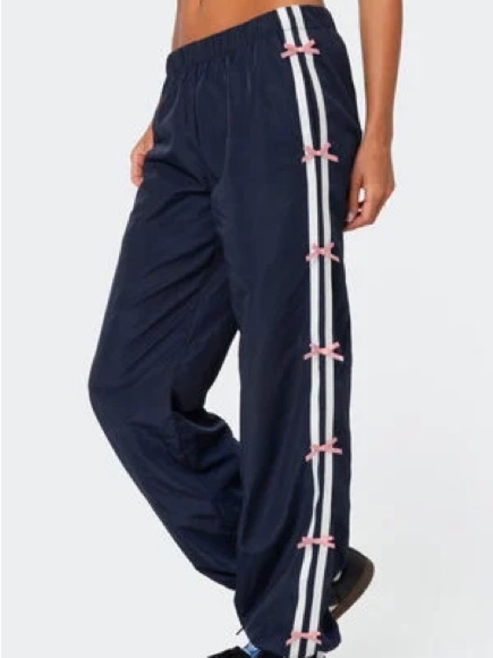 Edikted bow side joggers navy